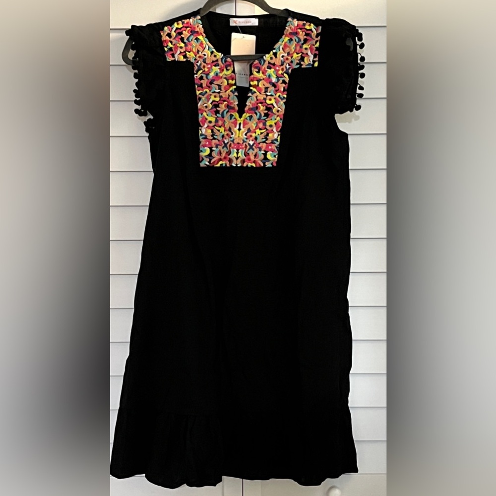 NWT Women’s Kirundo Black Decorative Dress Size M